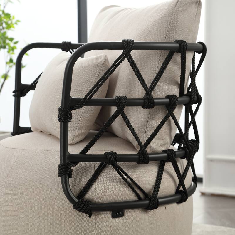 Upholstered Swivel Accent Chair Living Room Chair