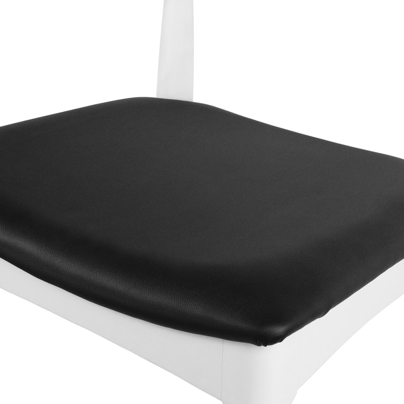 Natural Solid Wood Dining Elbow Chairs With PU Leather or Beige Fabric Cushion Seat And Oak Frame