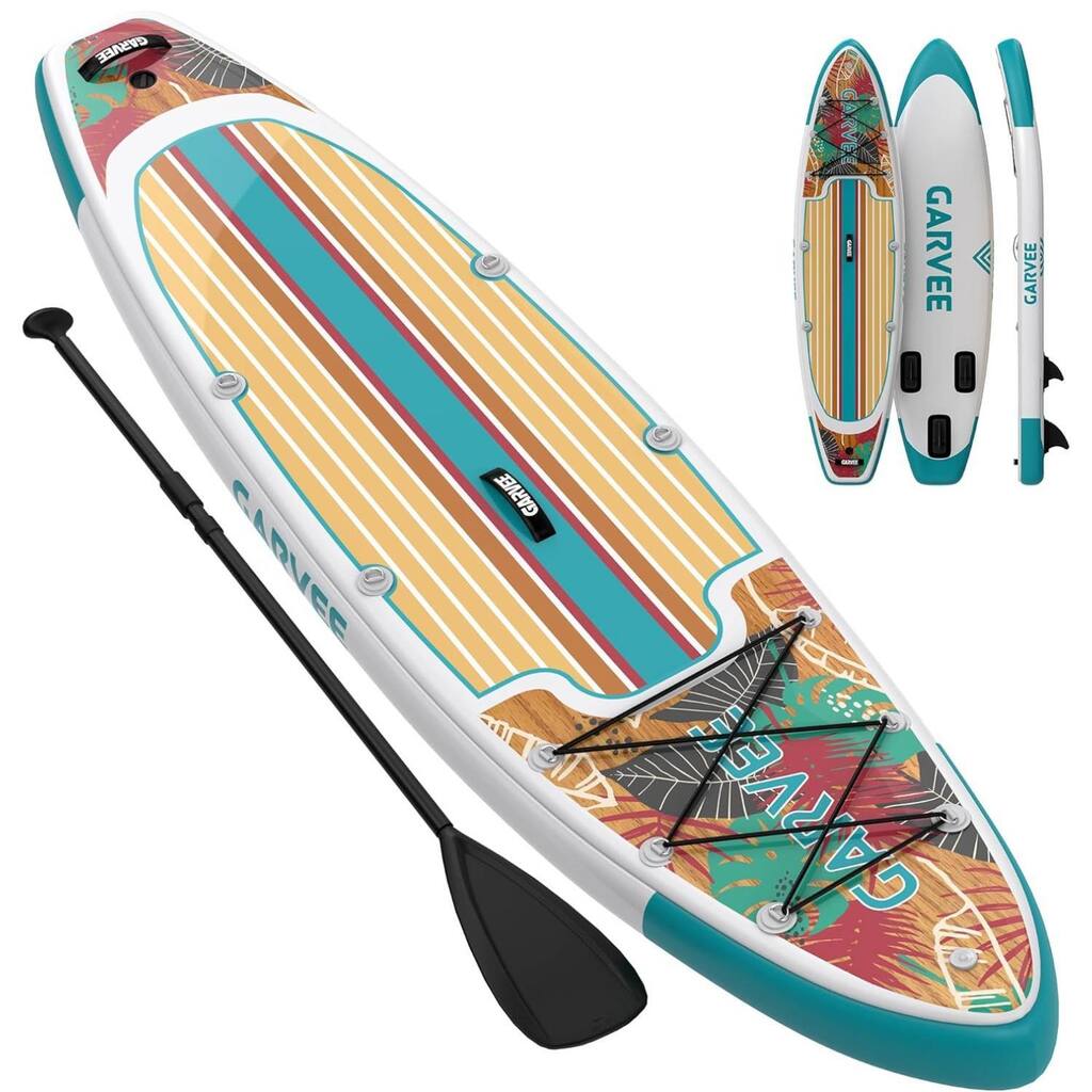 Inflatable Paddle Board with Premium Accessories for Adults