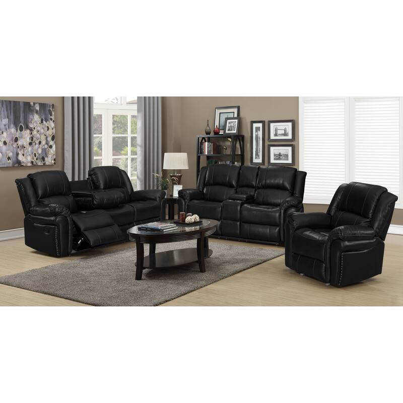 Etsan 3 Piece Faux Leather Reclining set