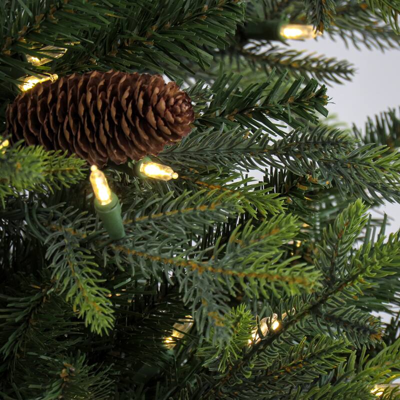 National Tree Company 7.5 ft. Pre-Lit Skykomish Pine Tree with LED Lights - 7.5 Foot