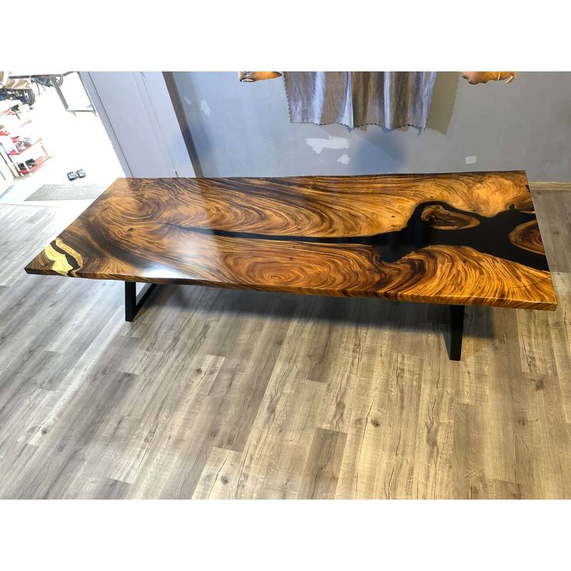 Sundaland 118" Large Slap Live Edge Dining Table - Style 3