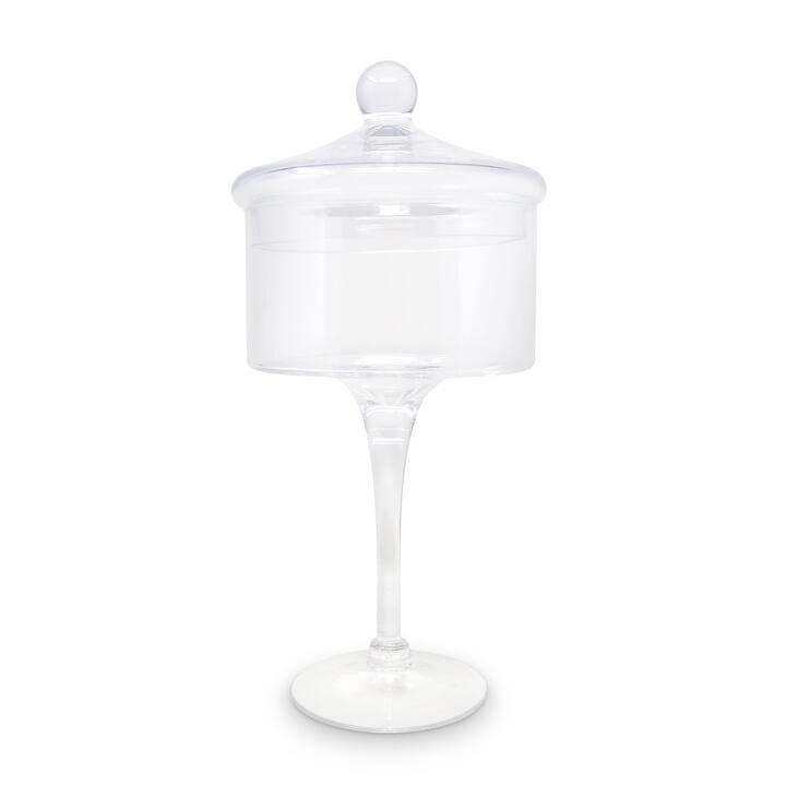 Tall Stemmed Cookie Jar, Liscio Ottico