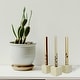 preview thumbnail 9 of 7, Handmade Dinner Taper Candles Kiwanja Design, Set of 3 (South Africa)
