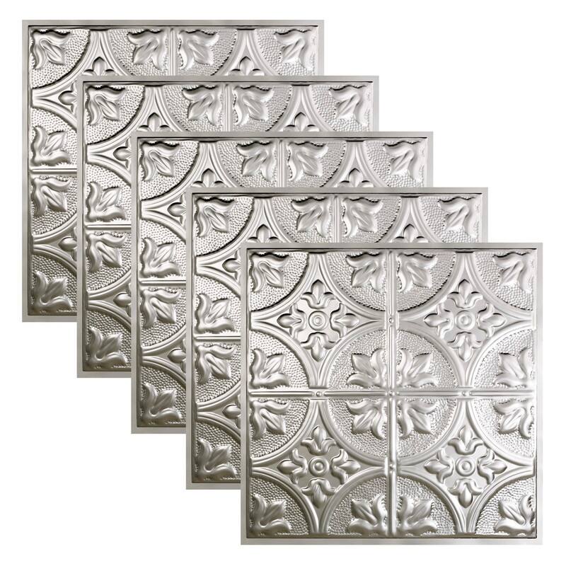 Great Lakes Tin Jamestown Lay-in Ceiling Tile - Clear - 2 x 2