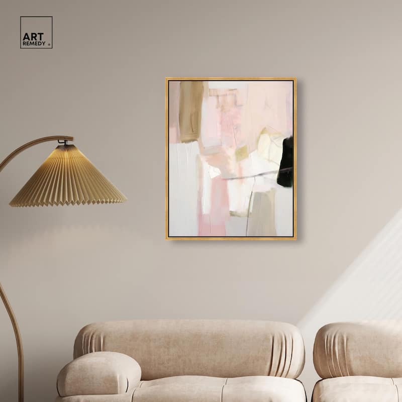 Pistachio Pink II Canvas by Art Remedy