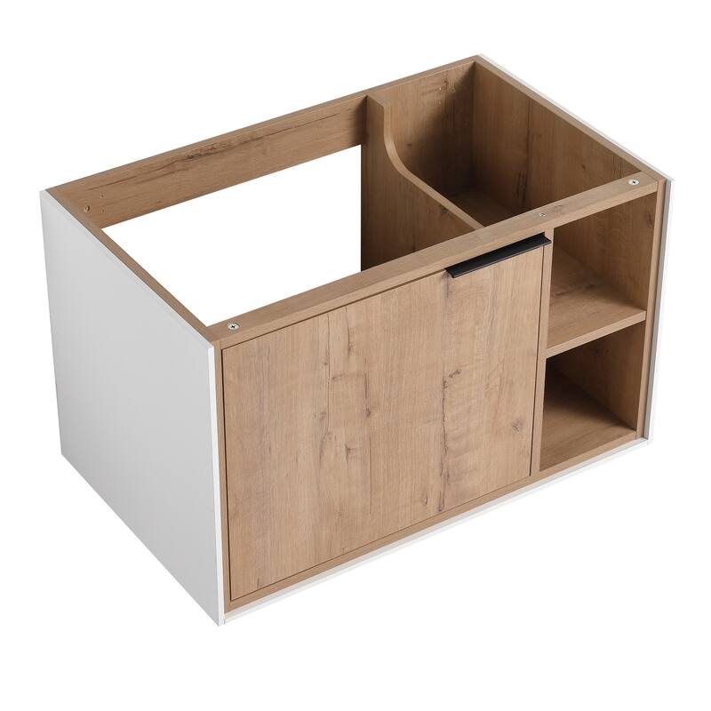 Eco-Friendly Floating Bathroom Vanity with Stylish Design and Ample Storage - 29.33"x17.94" - 29.33in L