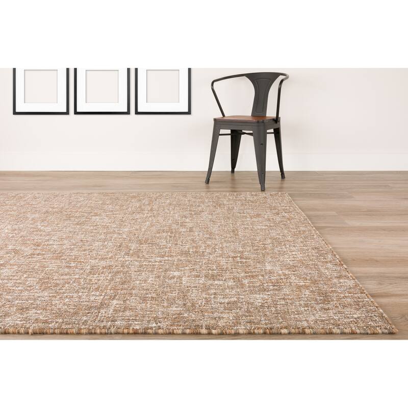Addison Winslow Active Solid Wool and Viscose Area Rug