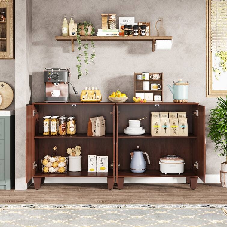 Large Sideboard Vintage Buffet Cabinet for Kitchen Dining Room