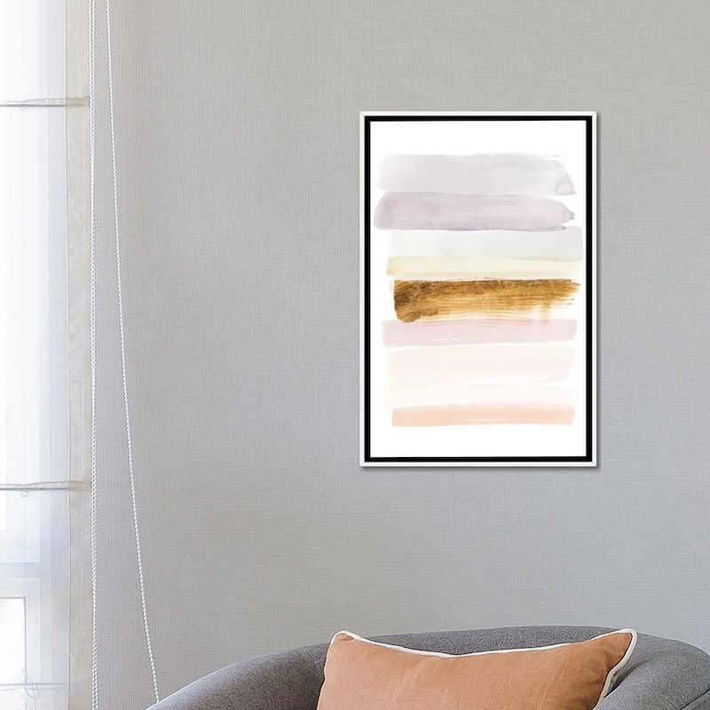 iCanvas "Pastel Sweep I" by Grace Popp Framed