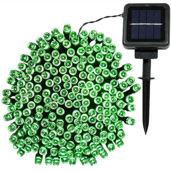 Sunnydaze LED Solar Powered String Lights, 200-Count LEDs - Set of 1 - Multiple Colors Available