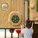 preview thumbnail 5 of 4, Green and Yellow Outdoor Playground Captain Pirate Ship Wheel, Plastic Playground Swing Set Accessories Steering Wheel