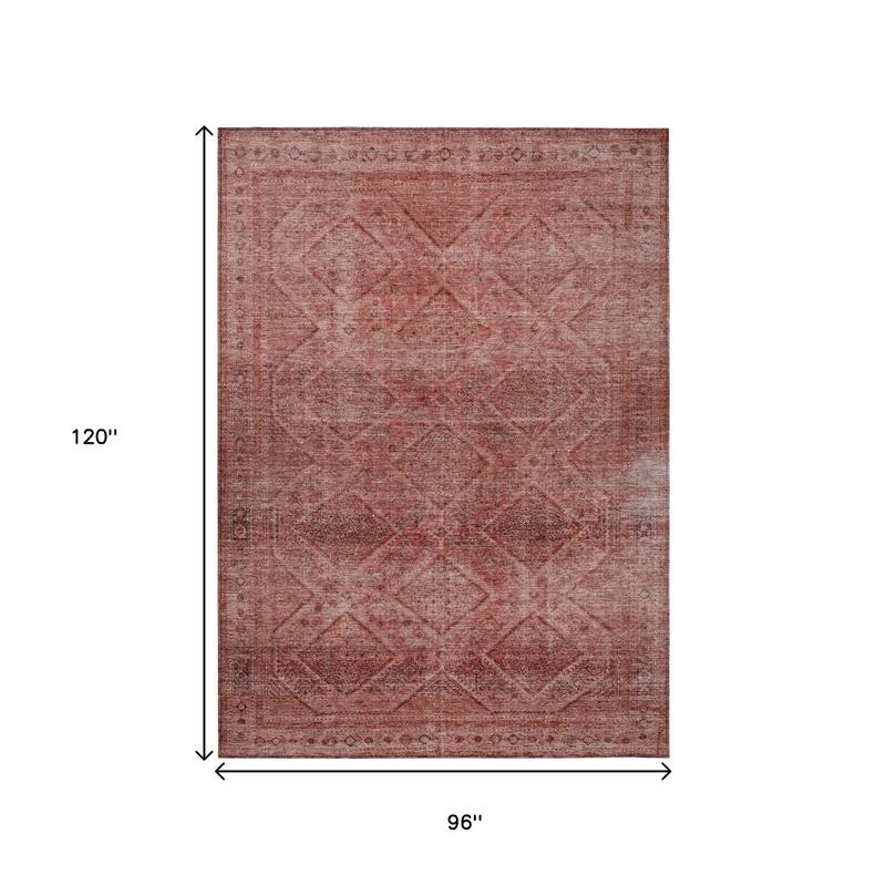HomeRoots Geometric Transitional Rectangle Outdoor Rug