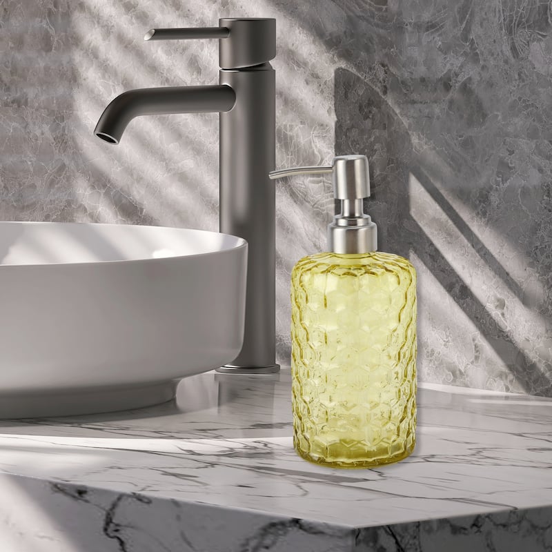 Simple Cylindrical Soap Pump Dispenser for Bath 500ml 1 Pcs