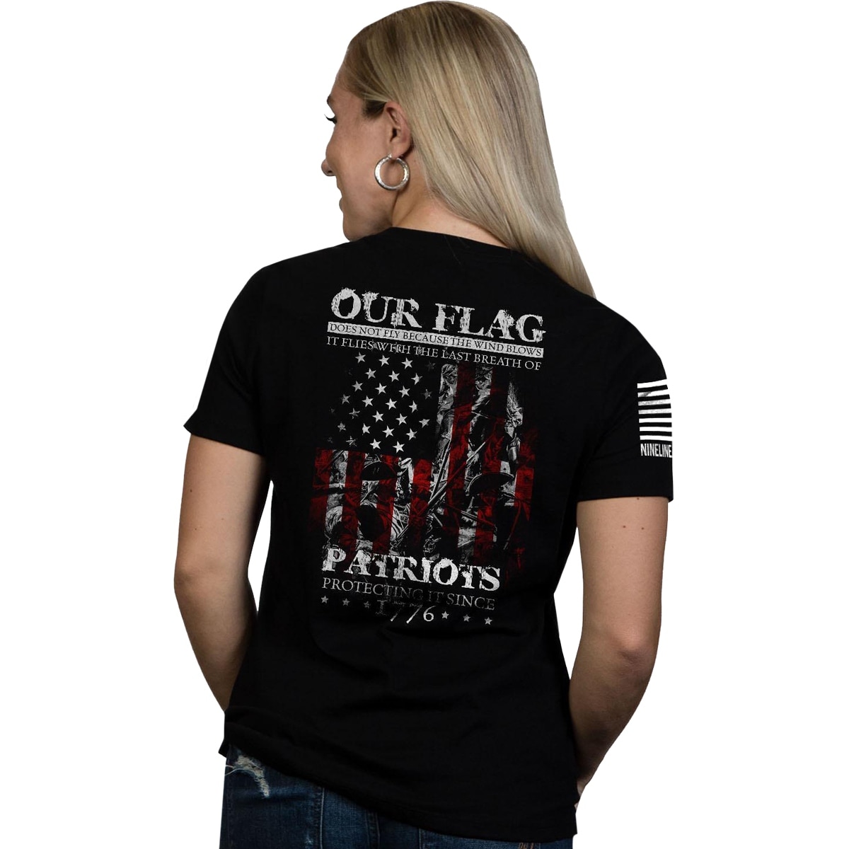 black patriots shirt