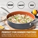 preview thumbnail 3 of 5, Gotham Steel 5.5 QT Nonstick Jumbo Cooker with Glass Lid
