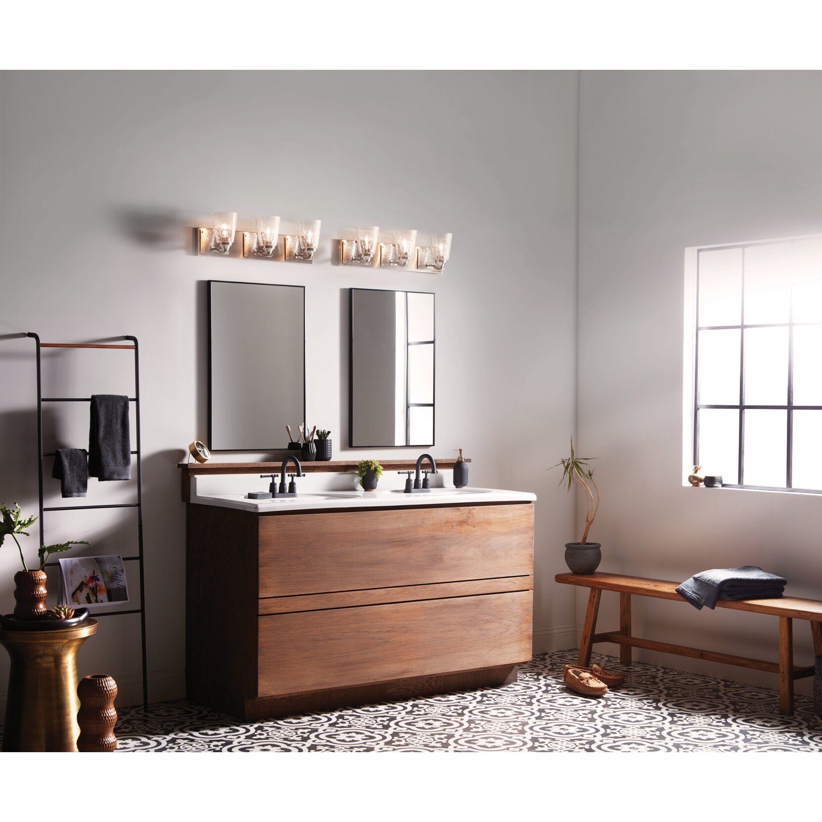 Hinkley Lighting 51823 Jackson 3 Light 24 Wide Bathroom Vanity Light Overstock 12965468