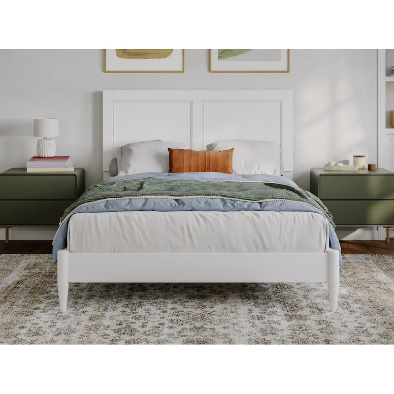 Berkshire Solid Wood Low Profile Platform Bed