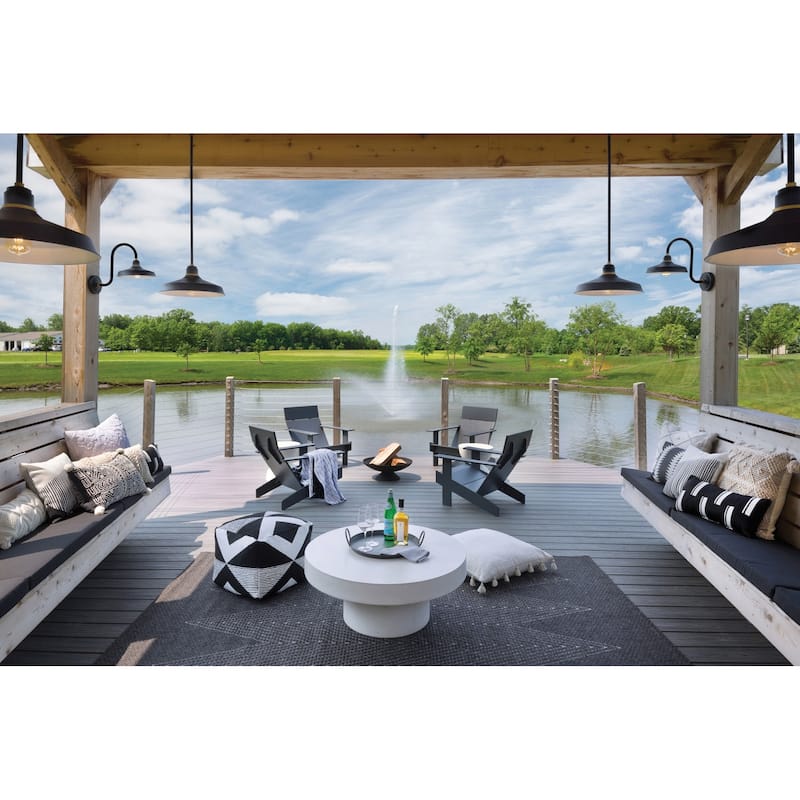 Hinkley Lighting Foundry Single Light 16" Wide Outdoor Pendant