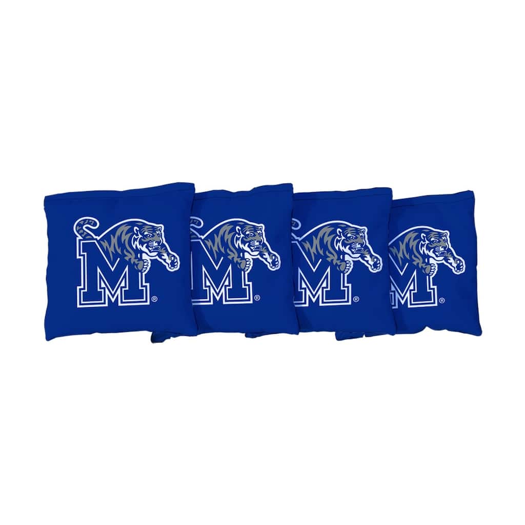 Memphis Tigers Blue Cornhole Bags