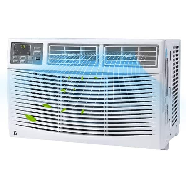 slide 2 of 8, 10000btu Window Air Conditioner Units with 3 Cooling Modes，115V Window Ac Units for Bedroom Fast Cooling 450 Sq.ft.
