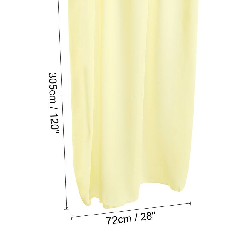 2Pcs 10Ft Chiffon Table Runner 28 x 120 Inch Rustic Gauze Tablecloth - 28 x 120 Inch - Cream