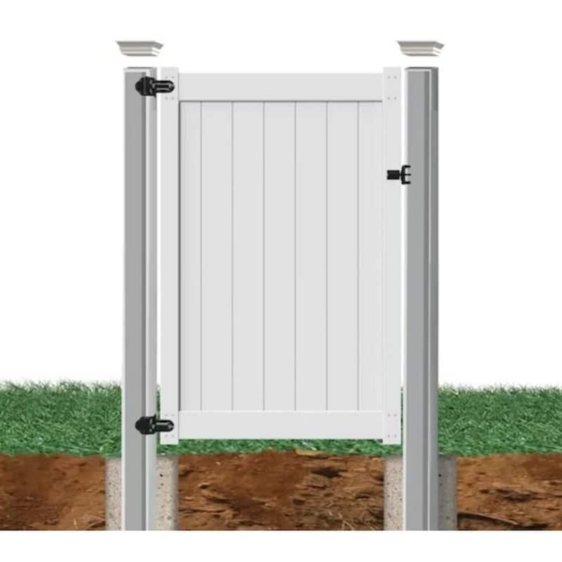 Outdoor Privacy Fence Panels/Screens, Horizontal Vinyl Privacy Fence