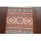 preview thumbnail 4 of 17, Geometric Kazak Oriental Hallway Runner Rug Wool Hand-knotted Carpet - 2'9" x 9'7"