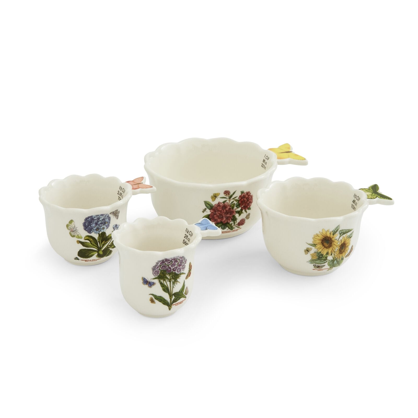 Botanic Garden Bouquet Measuring Cups Set of 4