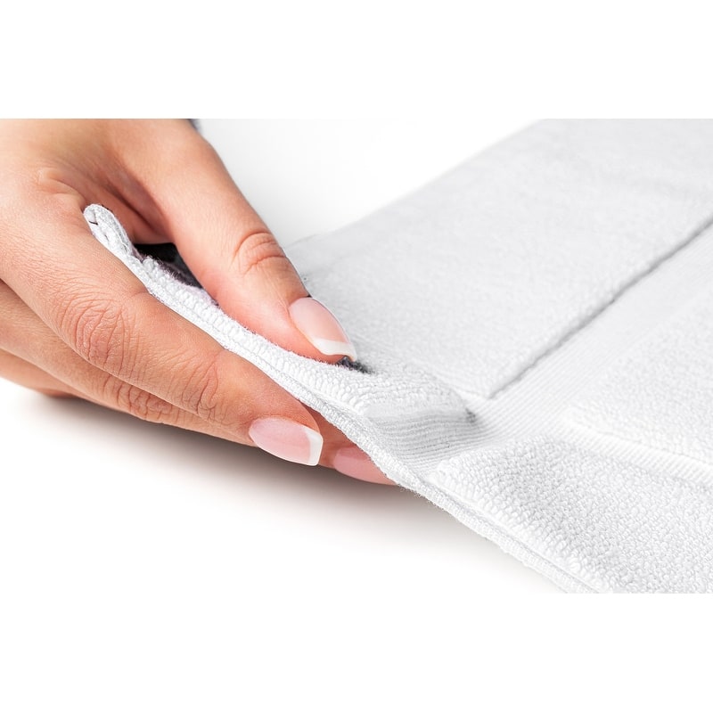 Luxurious Cotton 1350 GSM Bath Mats by Ample Decor- Pack of 2