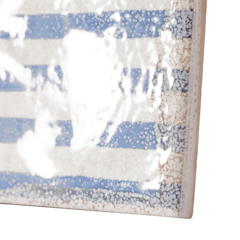 Merola Tile Luca Stria Gio with Antimicrobial Glaze 3-1/8" x 12-3/8" Ceramic Wall Tile