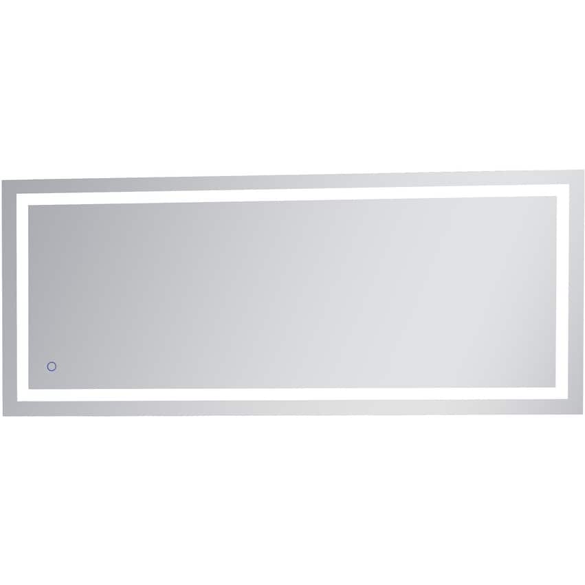 Elegant Lighting Helios 30" x 72" Rectangular Frameless Wall Mounted