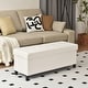 preview thumbnail 18 of 22, Fabric Upholstered Storage Ottoman, Bench for Entryway, Bedroom, Closet