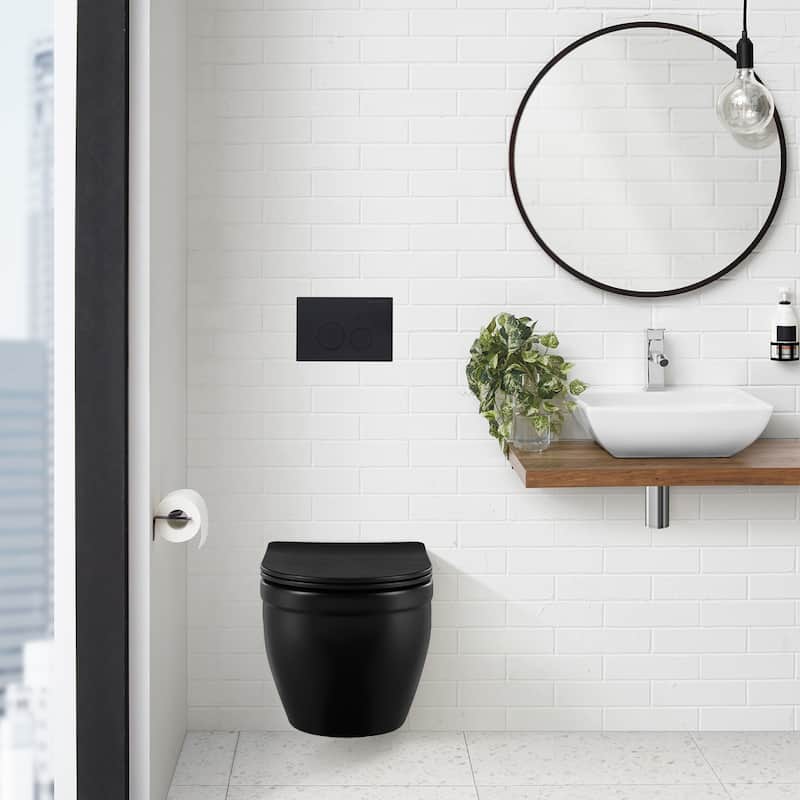 Swiss Madison Wall Mount Toilet Actuator Flush Push button Plate