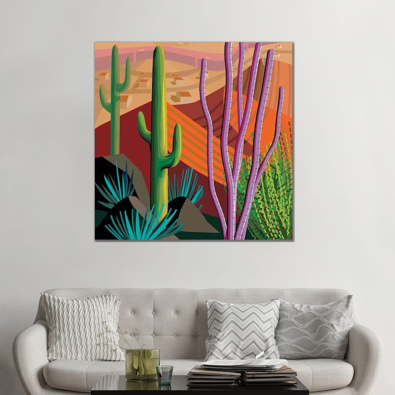 iCanvas "Tucson, Square" by Charles Harker Canvas Print