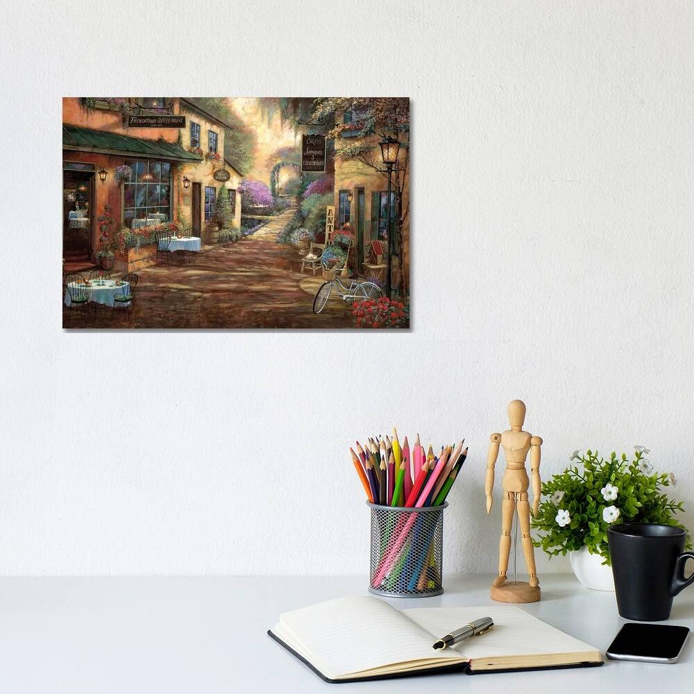 iCanvas "French Town" by Ruane Manning Canvas Print