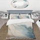 preview thumbnail 2 of 4, Modern Blue And Beige Sand Aerial View V - Coastal Beach Sand Bedding Cover Set - Nautical & Coastal Bed Sets With Shams