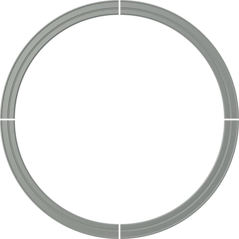 84 3/4"OD x 74 1/4"ID x 5 1/4"W x 1"P Milton Ceiling Ring
