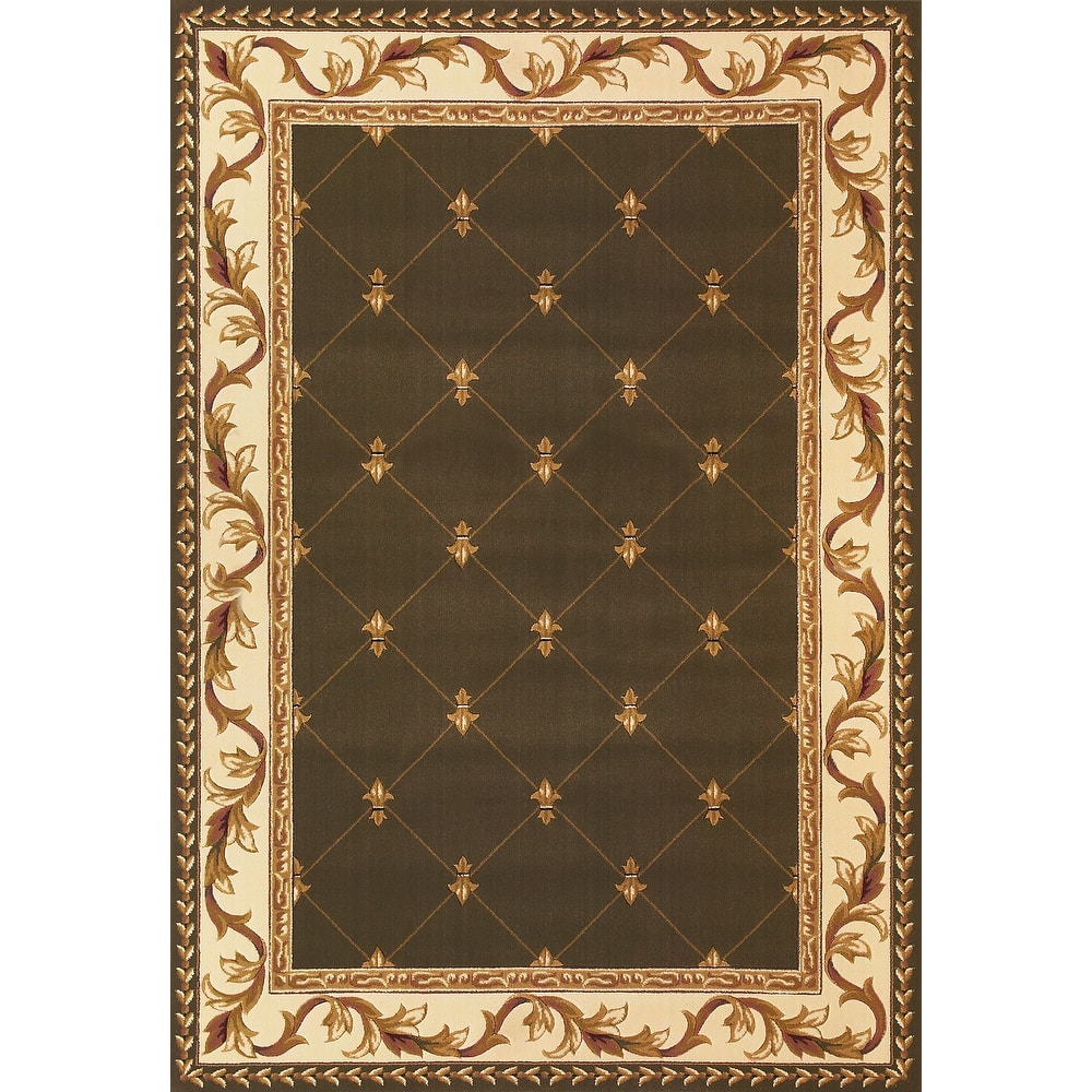 Domani Classics Victorian Bordered Trellis Area Rug