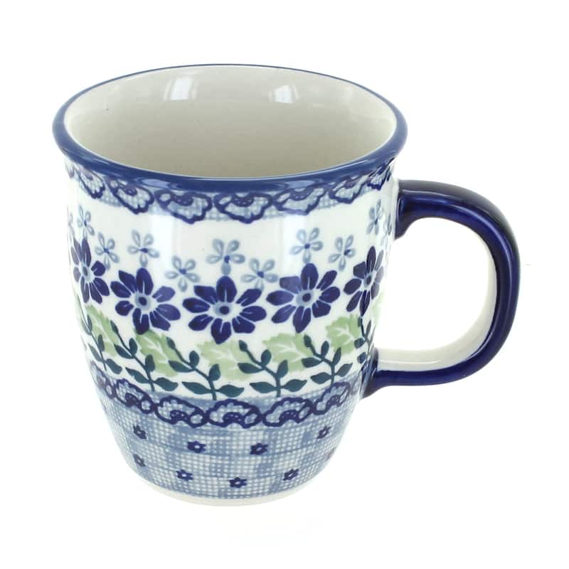 Blue Rose Polish Pottery Manufaktura Coffee Mug - Halsey