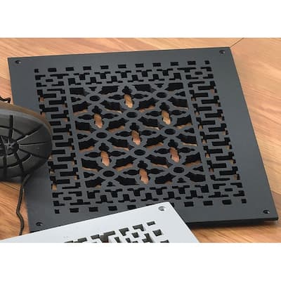 Reggio Registers Scroll Series 10" x 14" Floor Grille without Mounting