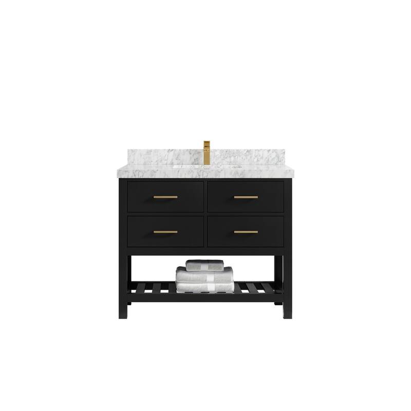 Willow Collections 42 in. W x 22 in. D Parker Single Sink Bathroom Vanity with Countertop
