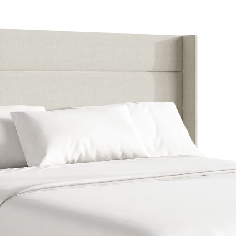 CraftPorch Modern Wingback Platform Lift Up Storage Bed