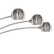preview thumbnail 9 of 13, Orbs 5-light Dimmable LED Arch Floor Lamp with LED bulbs - Antique Brass