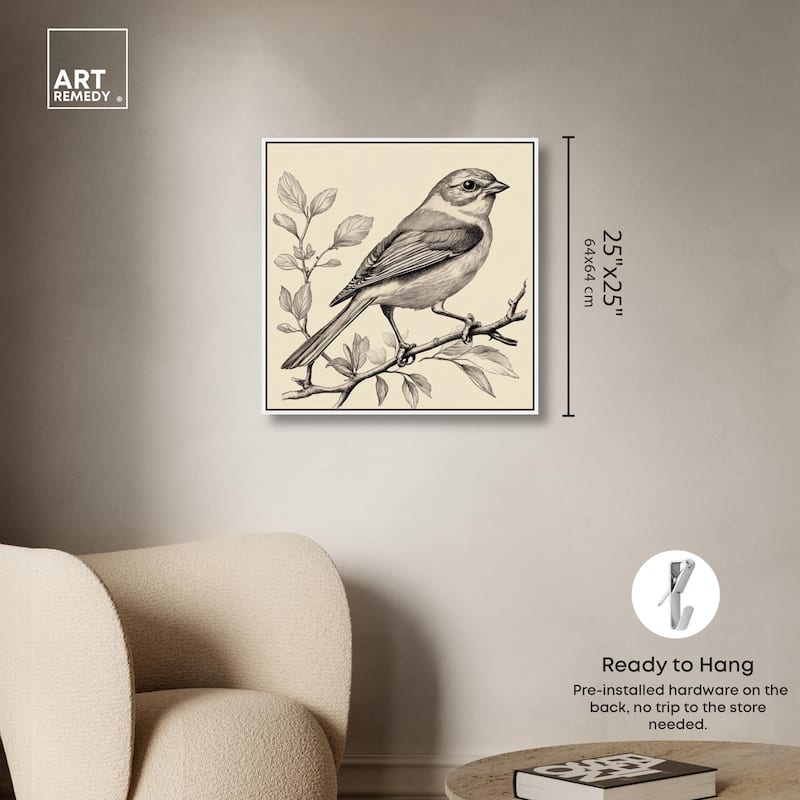 Bird's Gaze Canvas by Art Remedy