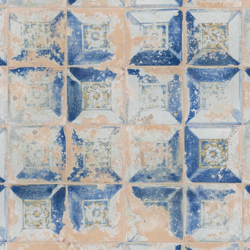 Merola Tile Kings Luxe Heritage Square 17-5/8" x 17-5/8" Ceramic Floor and Wall Tile