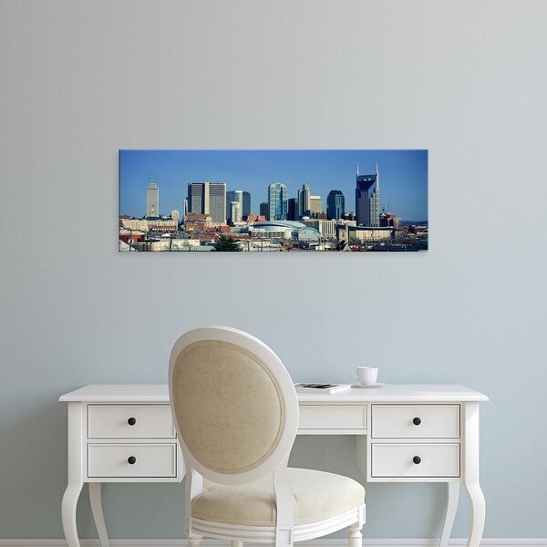 Easy Art Prints Panoramic Images's 'Panoramic view of Nashville, Tennessee Skyline in morning light' Canvas Art