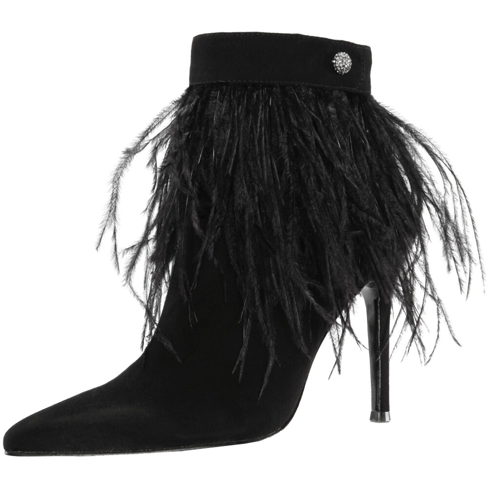 nina feather booties