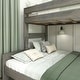 preview thumbnail 12 of 26, Max and Lily Farmhouse Twin XL over Queen Bunk Bed