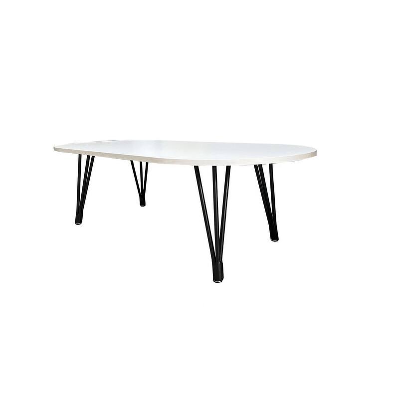 Set of 4 - 14-3/16 inch 3 Rods Hairpin Table Legs Solid Steel Metal with Adjustable Base for Coffee Table/Tea Table